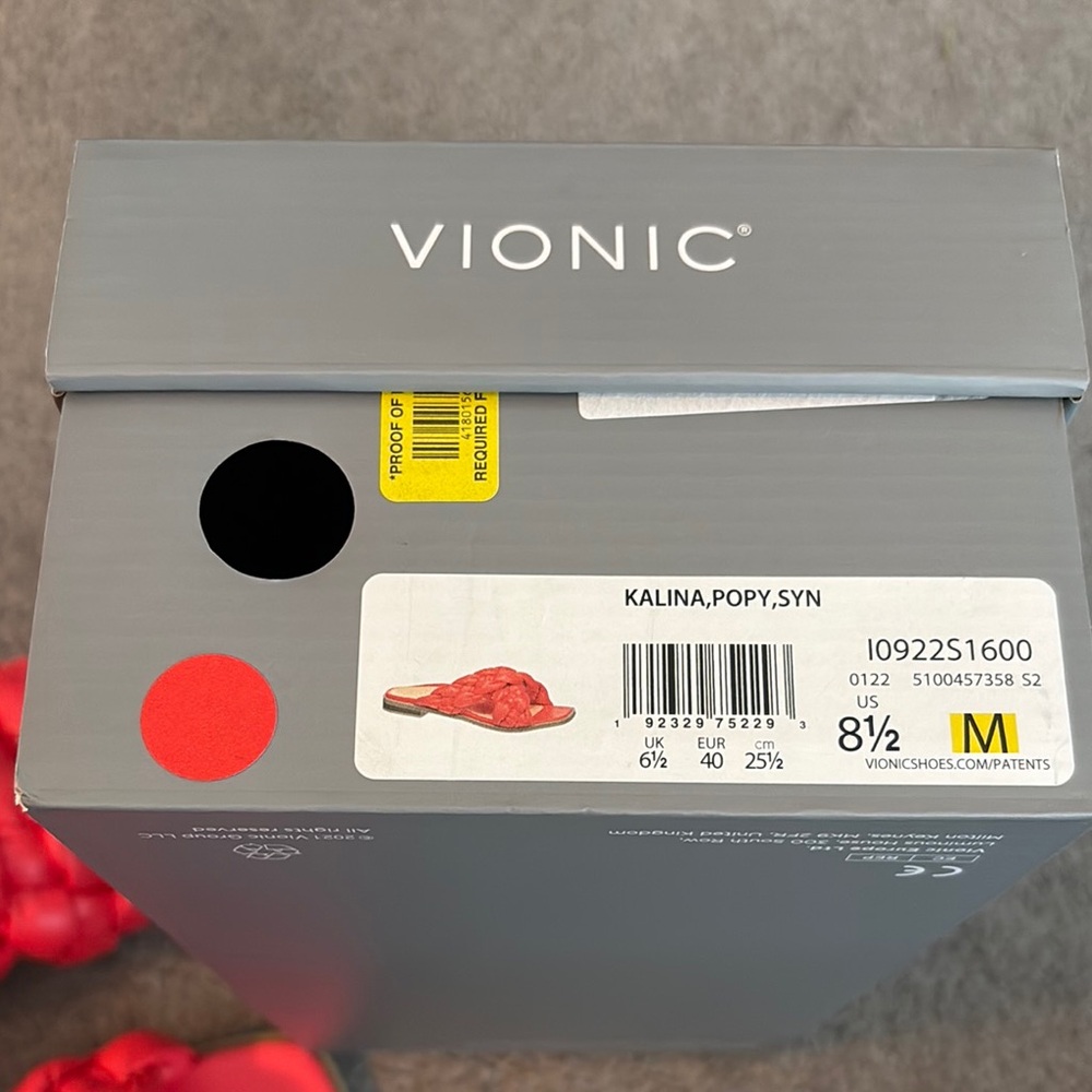 NWT Vionic Kalina Women’s Braided Slide Sandal - Picture 4 of 4